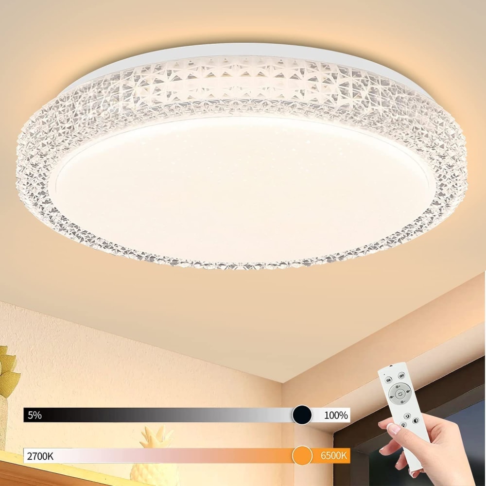 Berlinchen ii - plafonnier led en plastique, coloris blanc, l 30 cm — vue 3