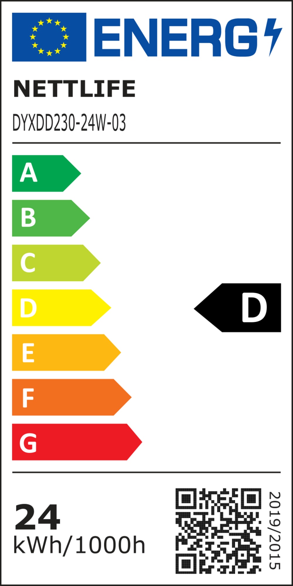 Charme - plafonnier led en plastique, coloris noir, l 30 cm — vue 4