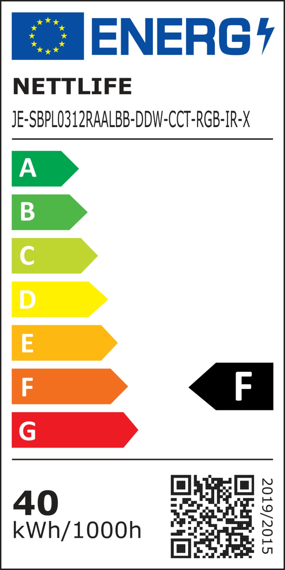 Krapf - plafonnier led en métal, coloris blanc, l 120 cm — vue 4