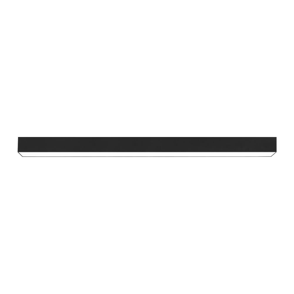 Kozak - plafonnier led en métal, coloris noir, l 107 cm