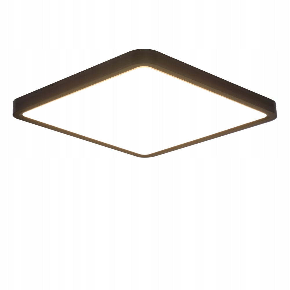 Cage - plafonnier led en plastique, coloris noir, l 23 cm