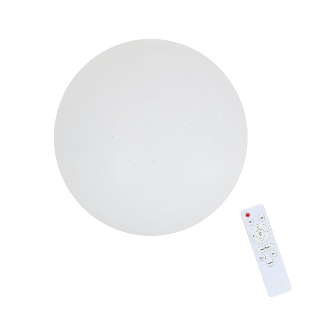Kukla - plafonnier led en plastique, coloris blanc, l 29 cm