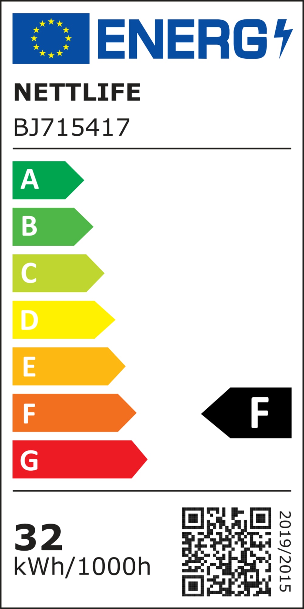 Fynn - plafonnier led en métal, coloris noir, l 65 cm — vue 4