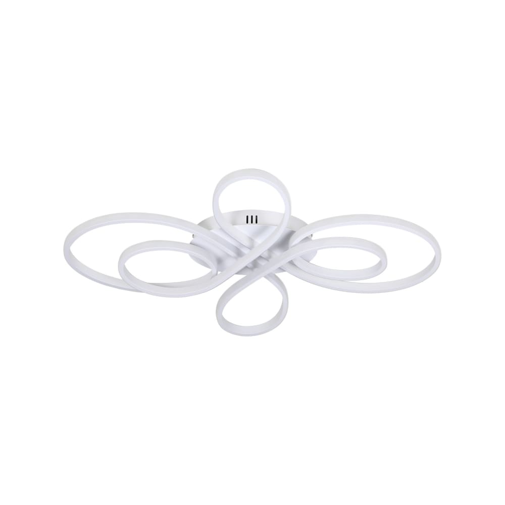 Harold - plafonnier led en métal, coloris blanc, l 66 cm