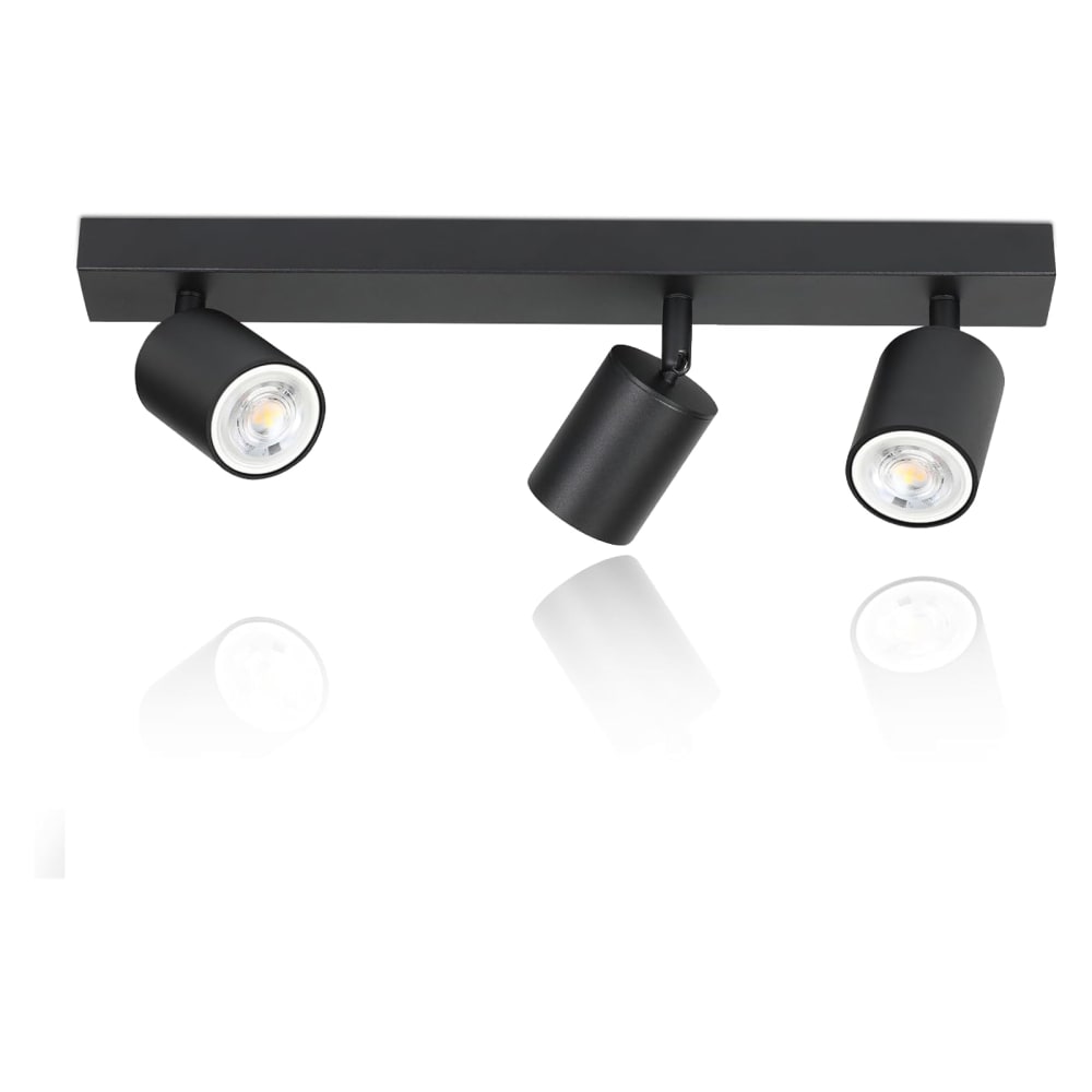 Hitchcock - spot de plafond en métal, noir, l 42 cm