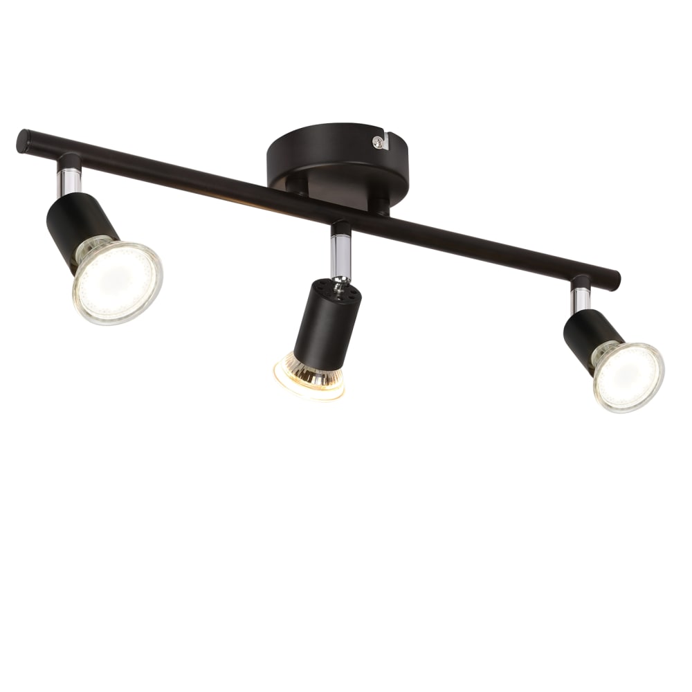 Yaroshevsky - spot de plafond en métal, noir, l 40 cm