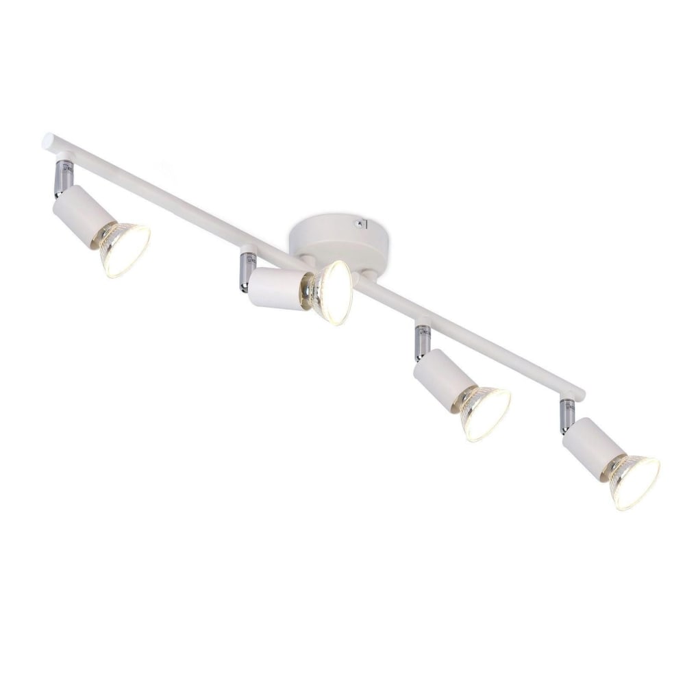 Euskirchen - spot de plafond en métal, blanc, l 60 cm
