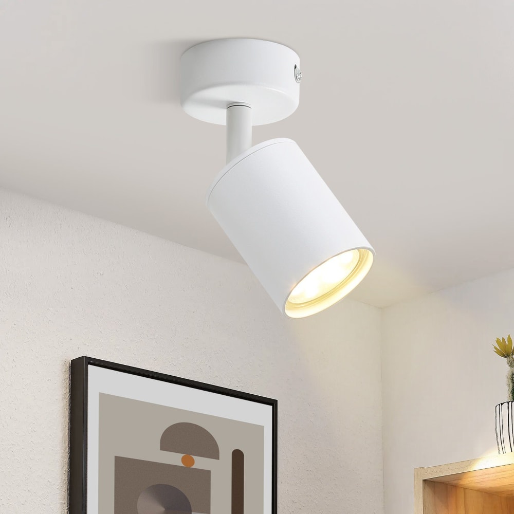 Impulse - spot de plafond en métal, coloris blanc, l 6 cm, gu10 — vue 3
