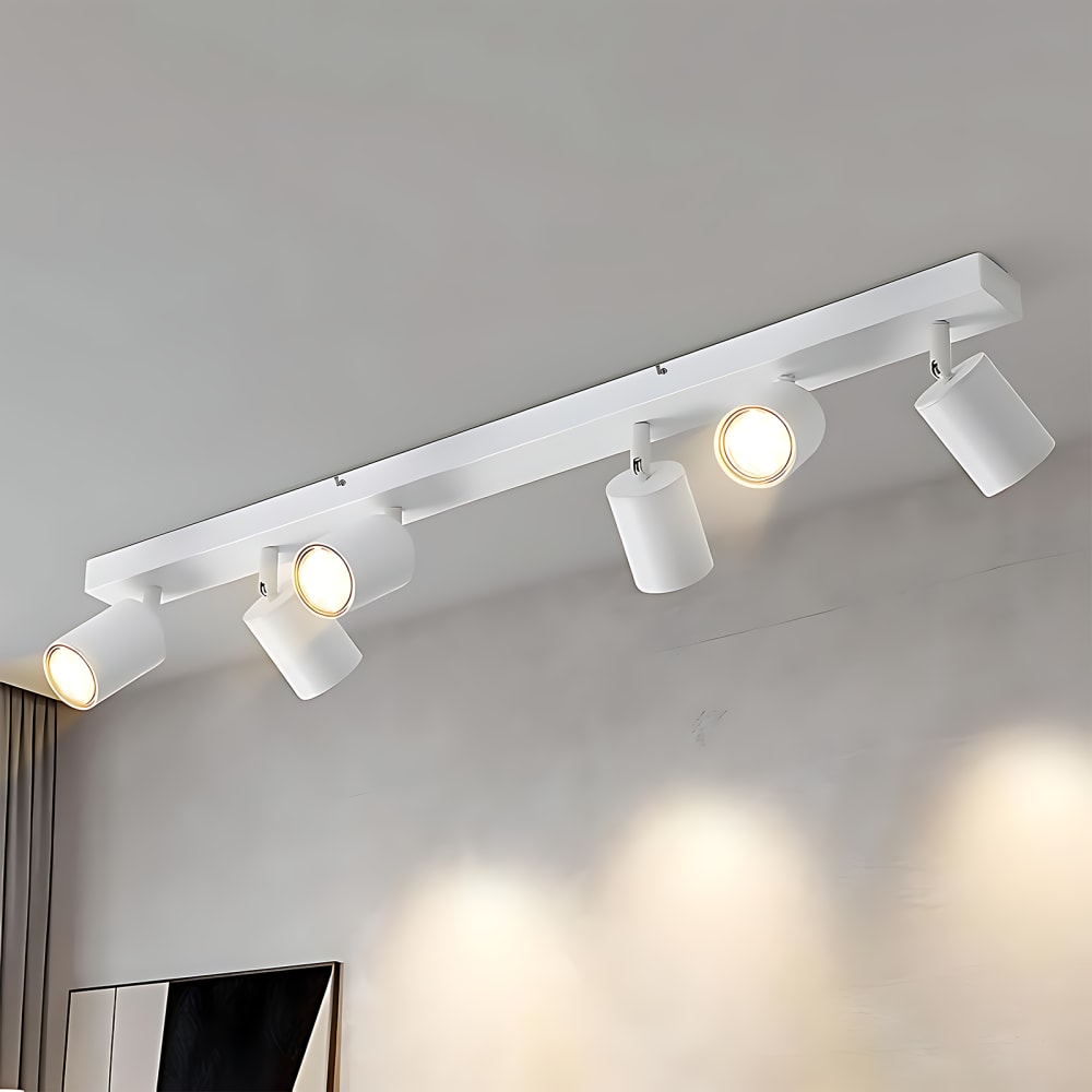 Renninger - Deckenstrahler aus Metall, Weiß, L 77 cm, 6-flammig,