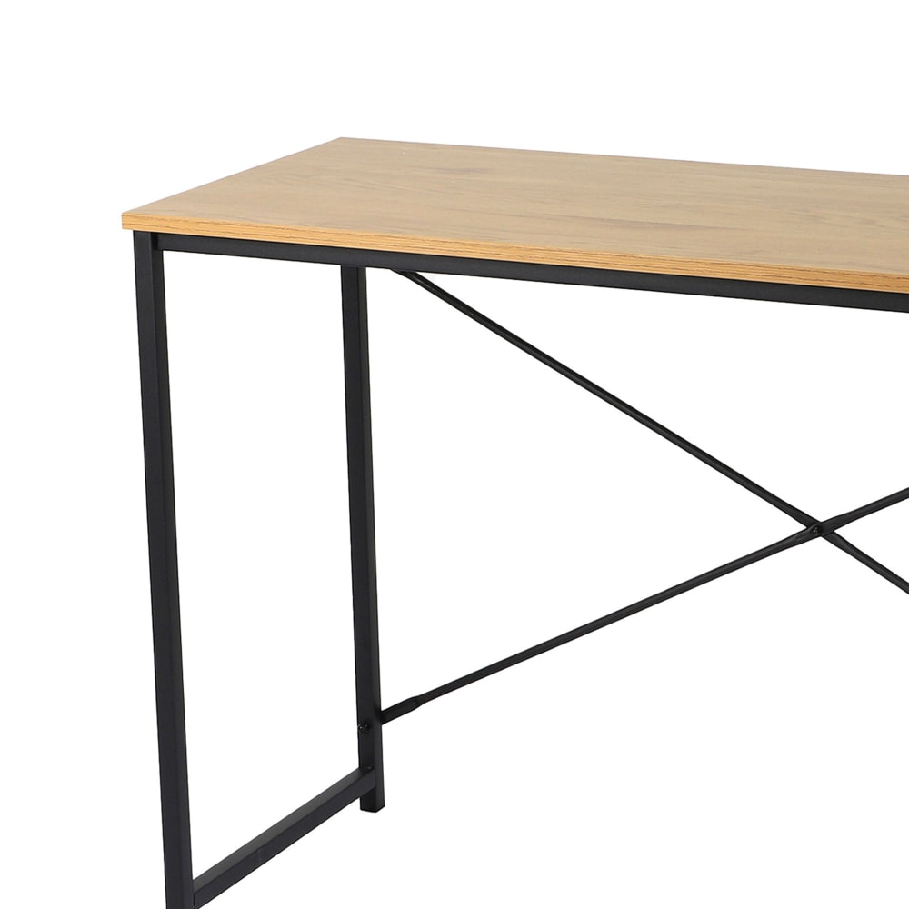 Bureau en bois et métal noir 100x40x70cm - Maisons du Monde