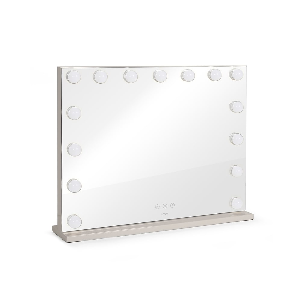 Miroir de maquillage Hollywood Gris