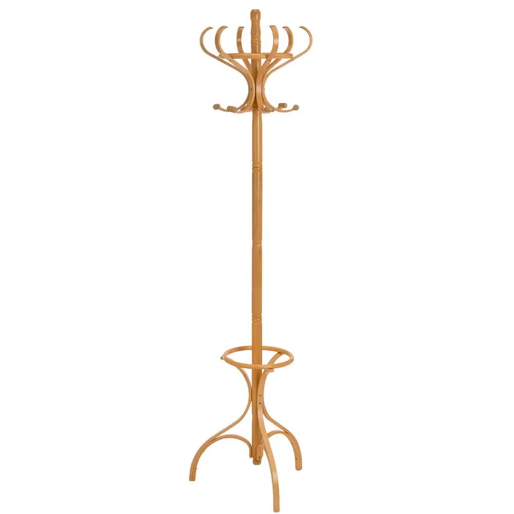 Portemanteau perroquet en bois de peuplier 48x48x182cm