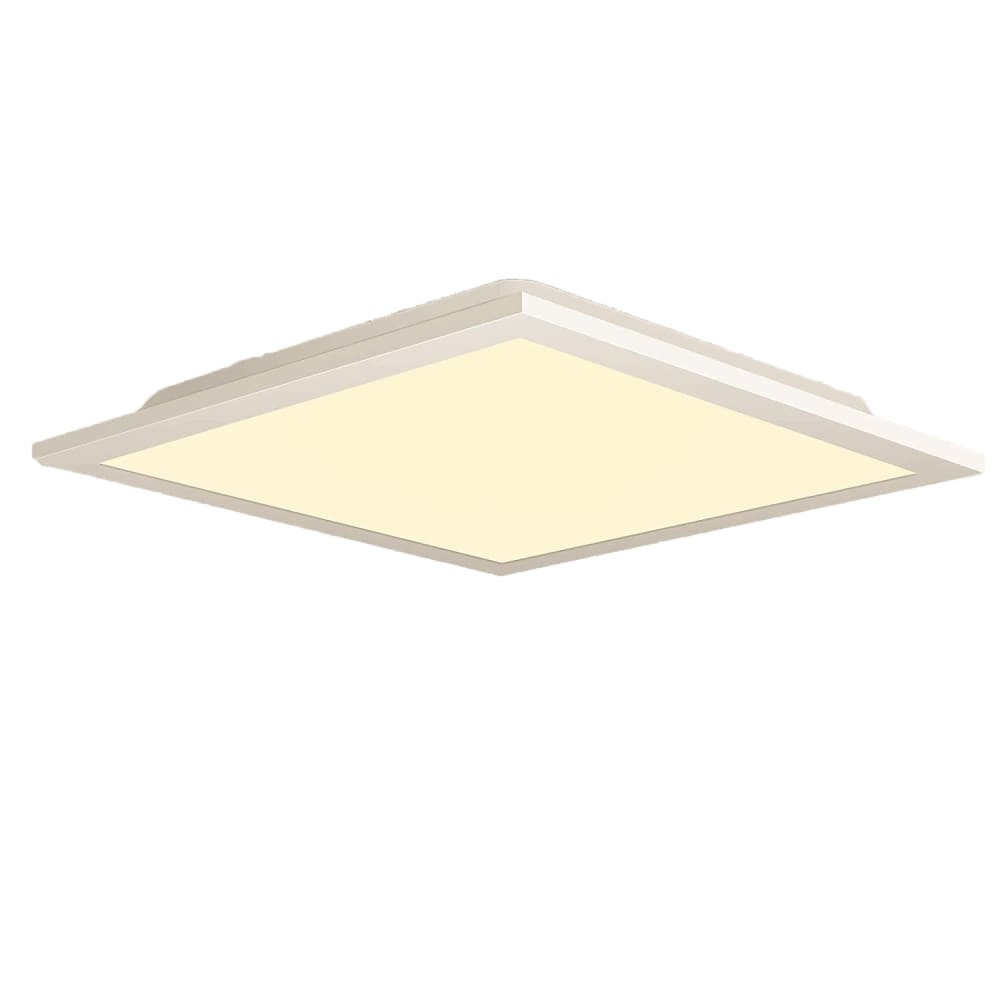 Kowalski - plafonnier led en métal, coloris blanc, l 60 cm