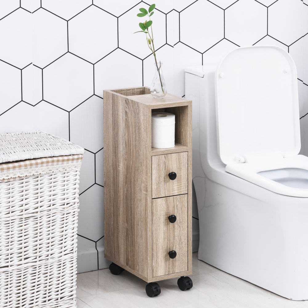 Toilettenpapierhalter, Eichenoptik hell - Maisons Du Monde