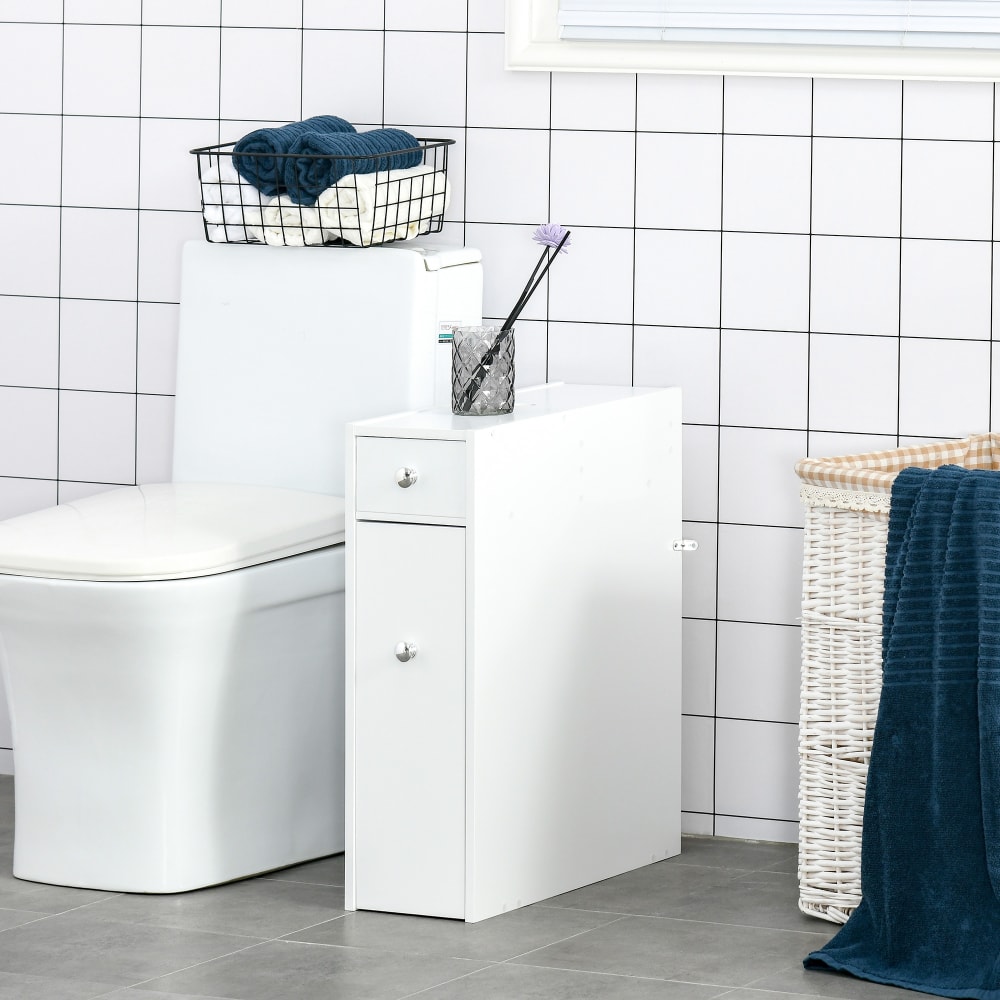 Toilettenpapierhalter, MDF weiß - Maisons Du Monde