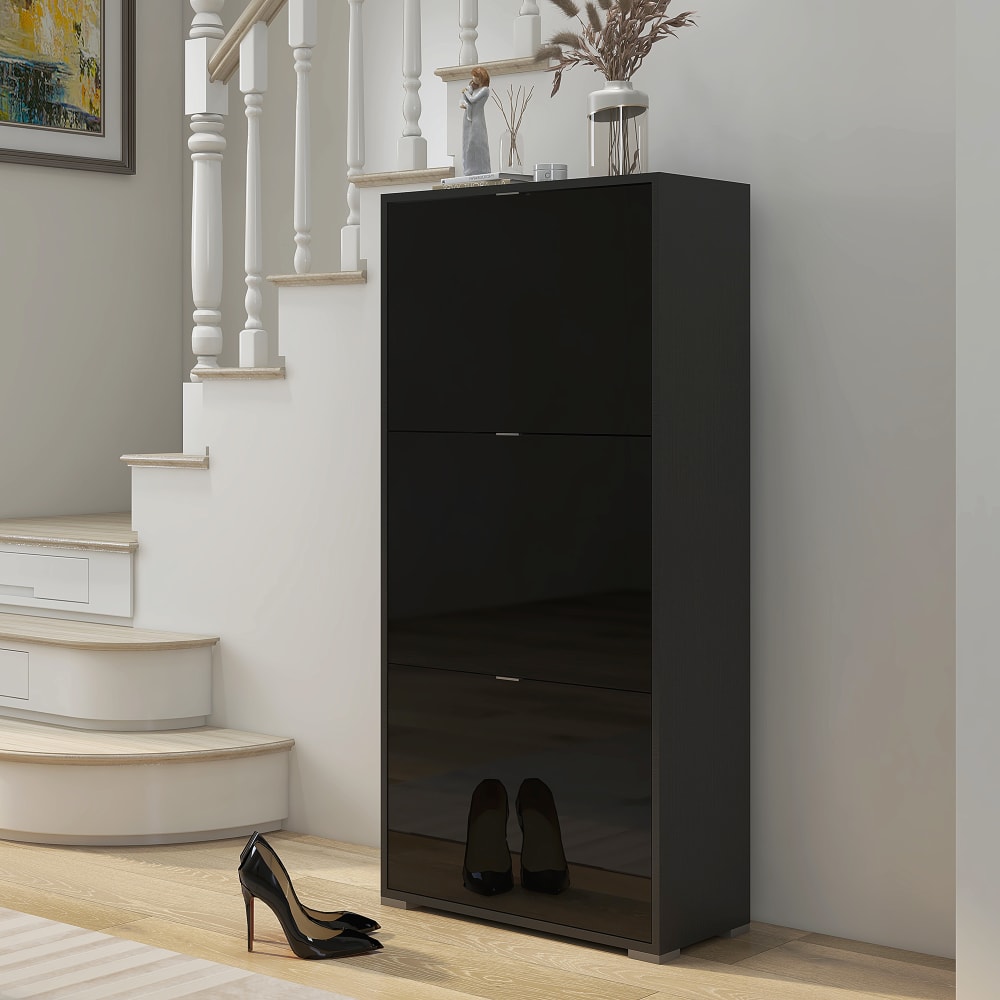 3-Türiger Schuhschrank mit 3 Fächern aus MDF - Maisons Du Monde