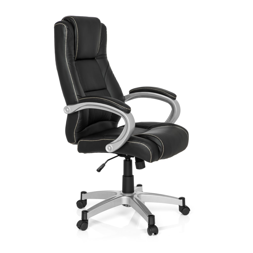 Gamingstuhl aus Kunstleder, Schwarz - Maisons Du Monde