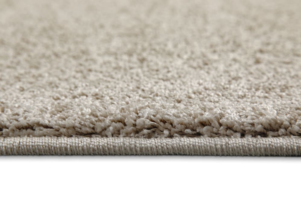 Tapis uni poils beige sable belle densité 80x300 — vue 3
