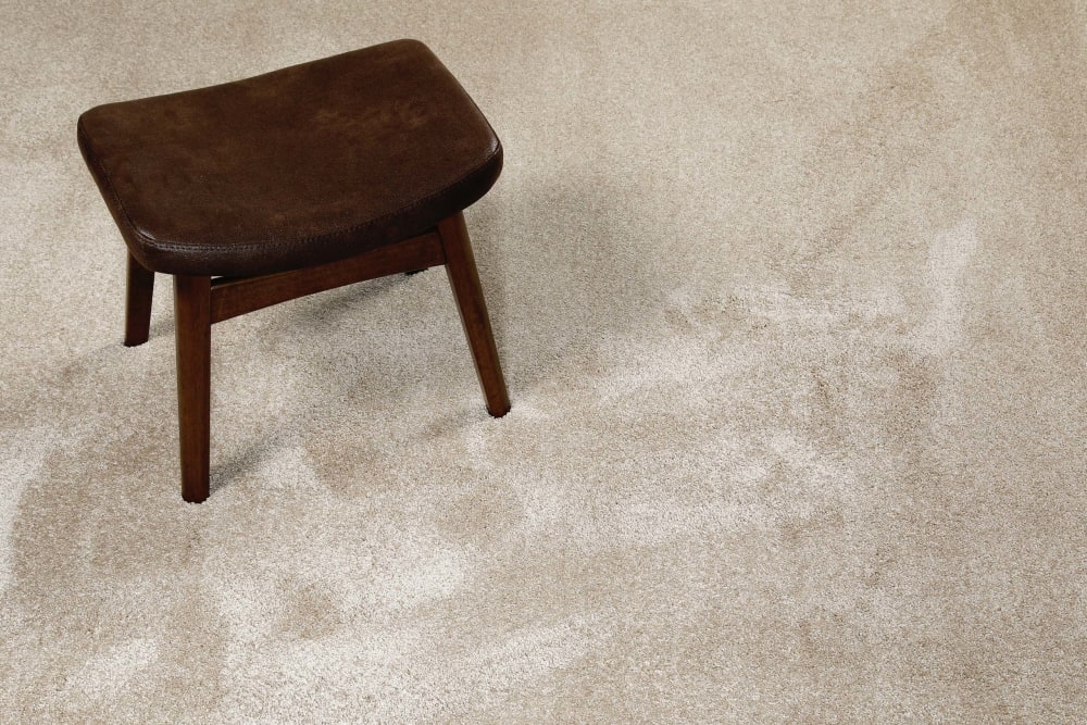 Tapis uni poils beige sable belle densité 80x300 — vue 4