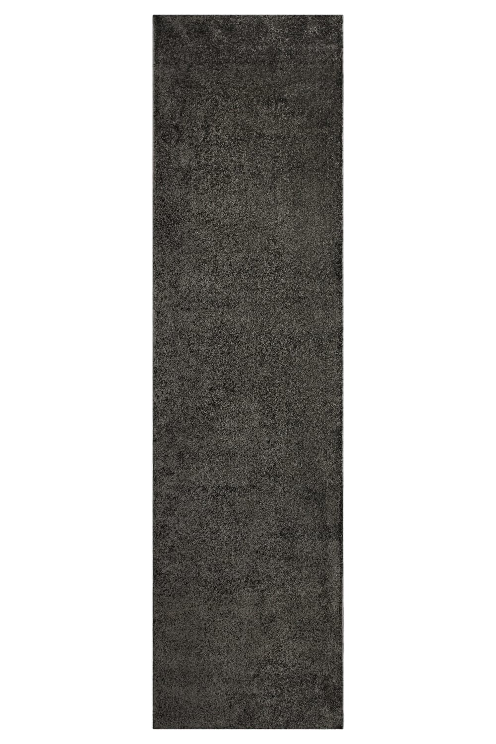 Tapis uni poils anthracite - belle