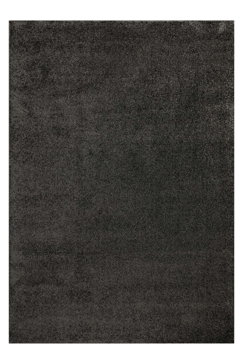 Tapis uni poils anthracite - belle
