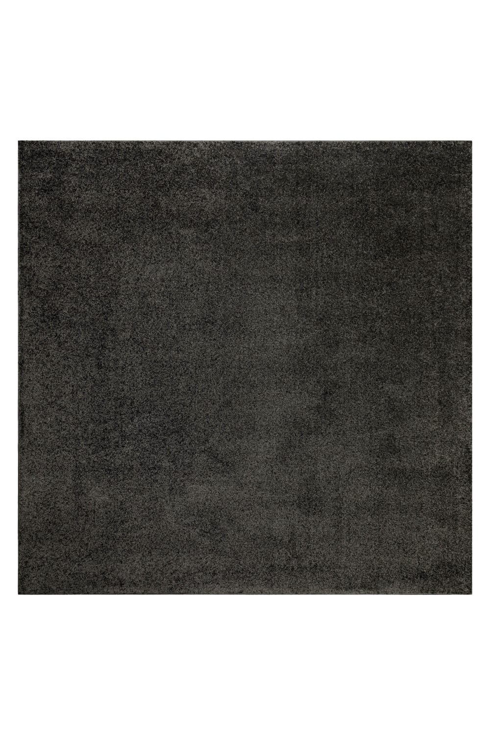 Tapis uni poils anthracite - belle