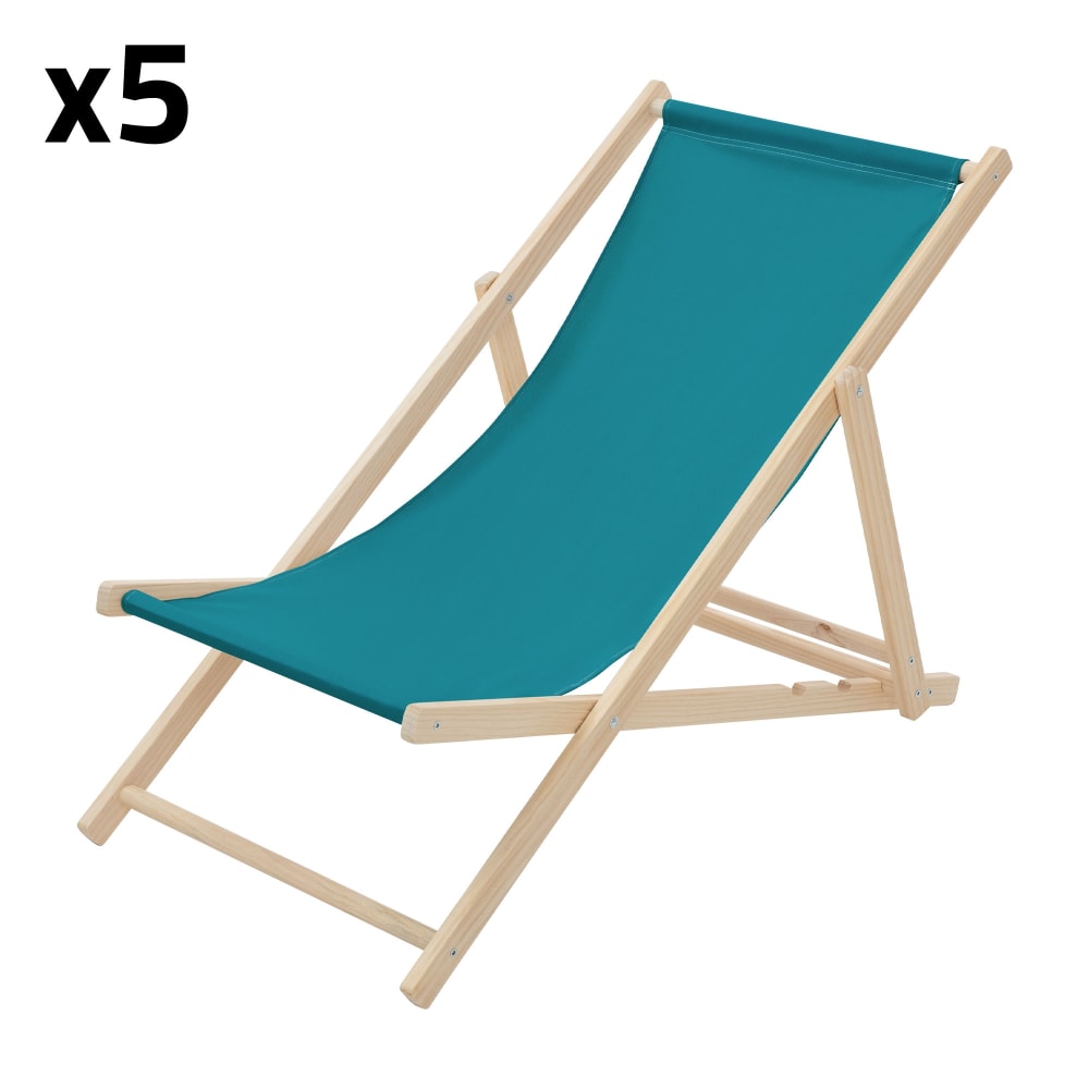 ECD Germany 5x Sillas de playa