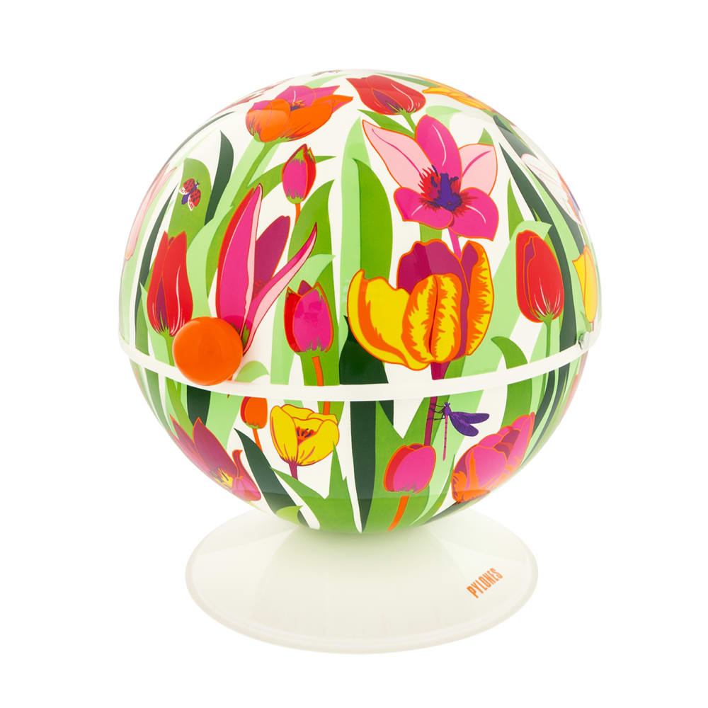 bola  azucarero  multicolor metal  13 x 13 x 14 cm