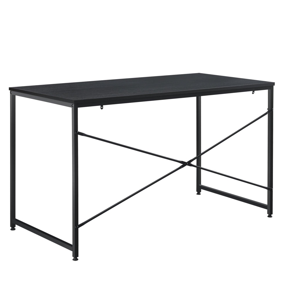 Bureau poste de travail 120 x 60 x 72 cm argentée - Maisons du Monde