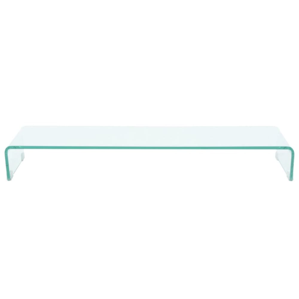 Meuble TV verre transparent 100 x 30 x 13 cm - Maisons du Monde