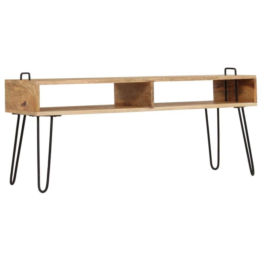 Meuble TV bois marron 110 x 35 x 45 cm