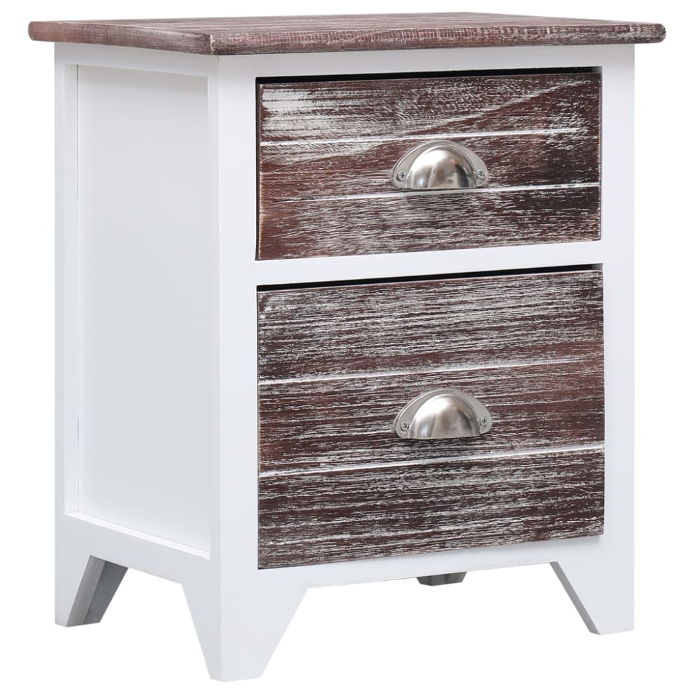 Table de chevet marron marron 38 x 28 x 45 cm - Maisons du Monde