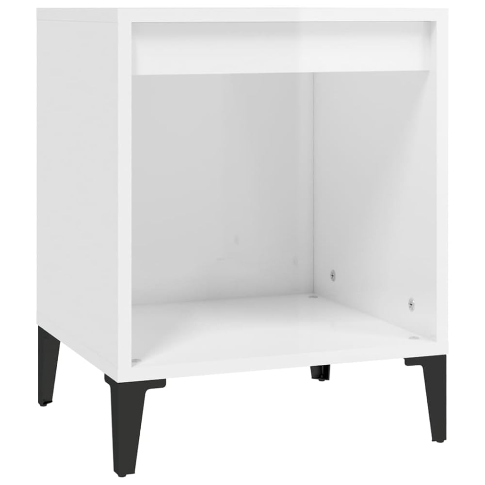 Tables de chevet en bois blanc  40 x 35 x 50 cm