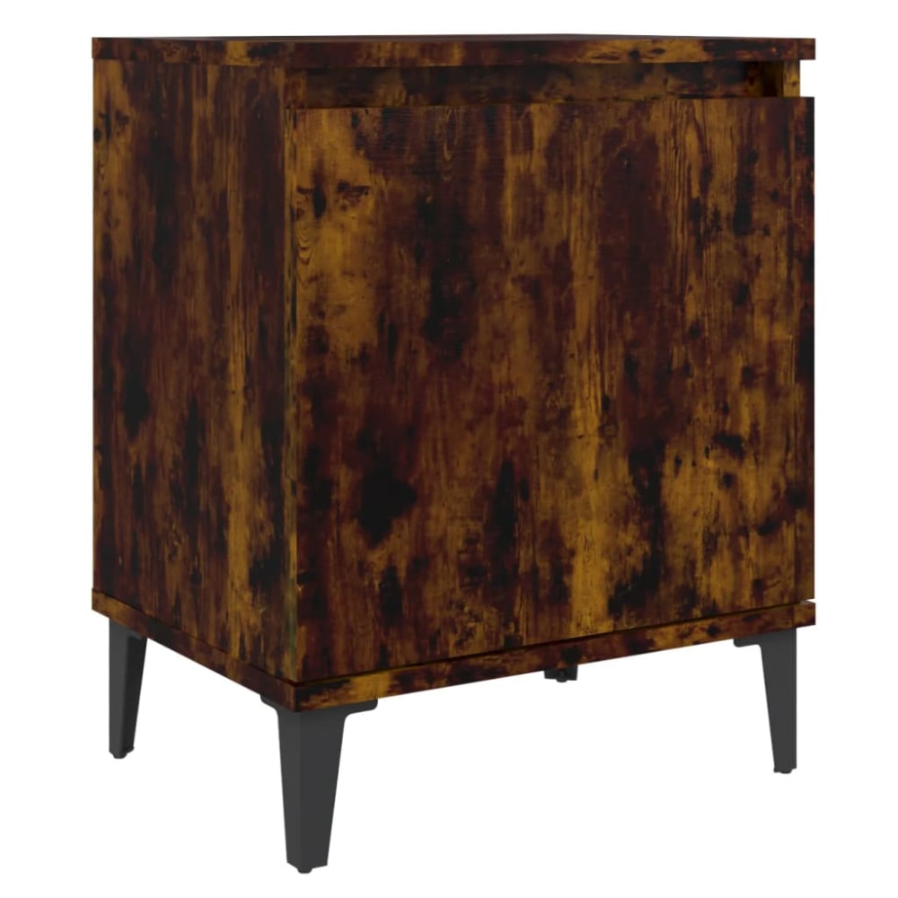 Tables de chevet en bois pacane marron  40 x 30 x 50 cm