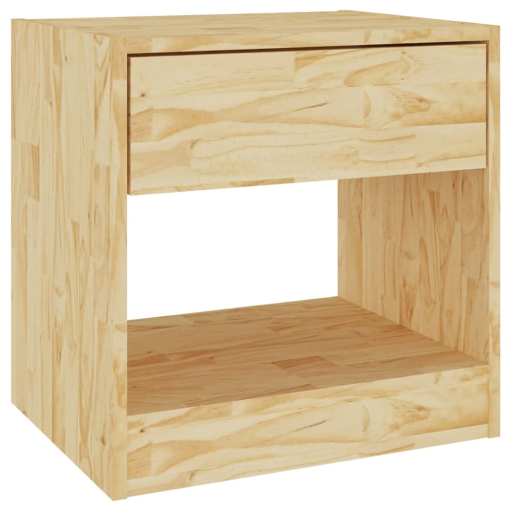 Tables de chevet en bois ocre marron  40 x 31 x 40 cm
