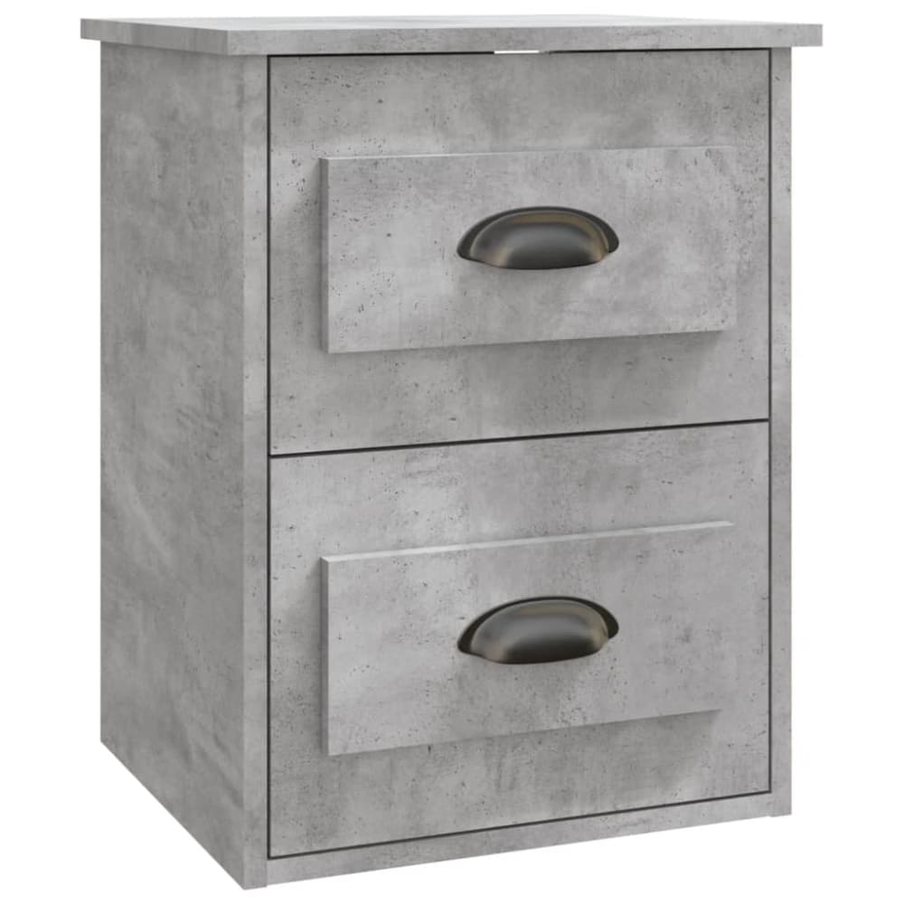 Tables de chevet en bois gris  41,5 x 36 x 53 cm