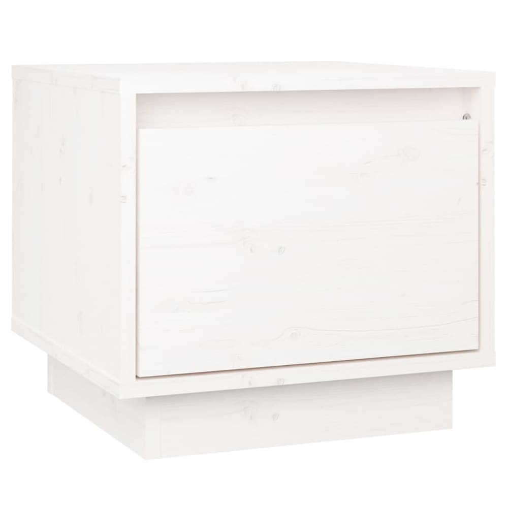 Tables de chevet en bois blanc  35 x 34 x 32 cm