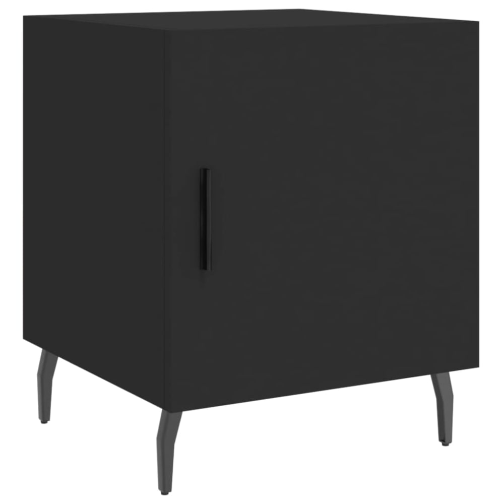 Tables de chevet en bois noir  40 x 40 x 50 cm
