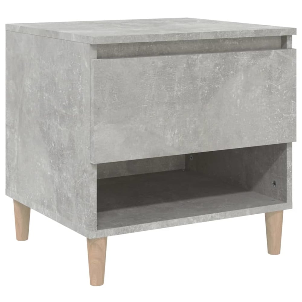 Tables de chevet en bois gris  50 x 46 x 50 cm