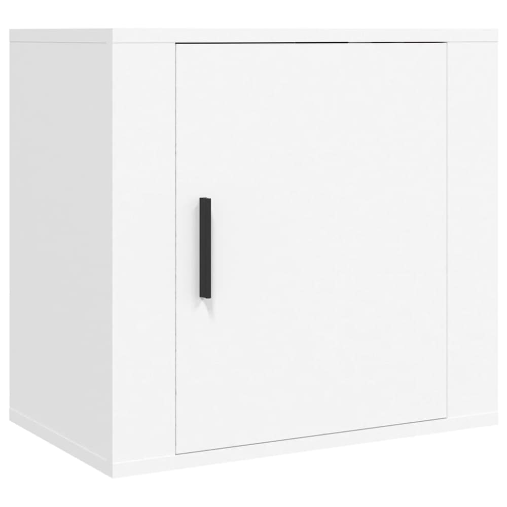 Mesita de noche madera blanco 50