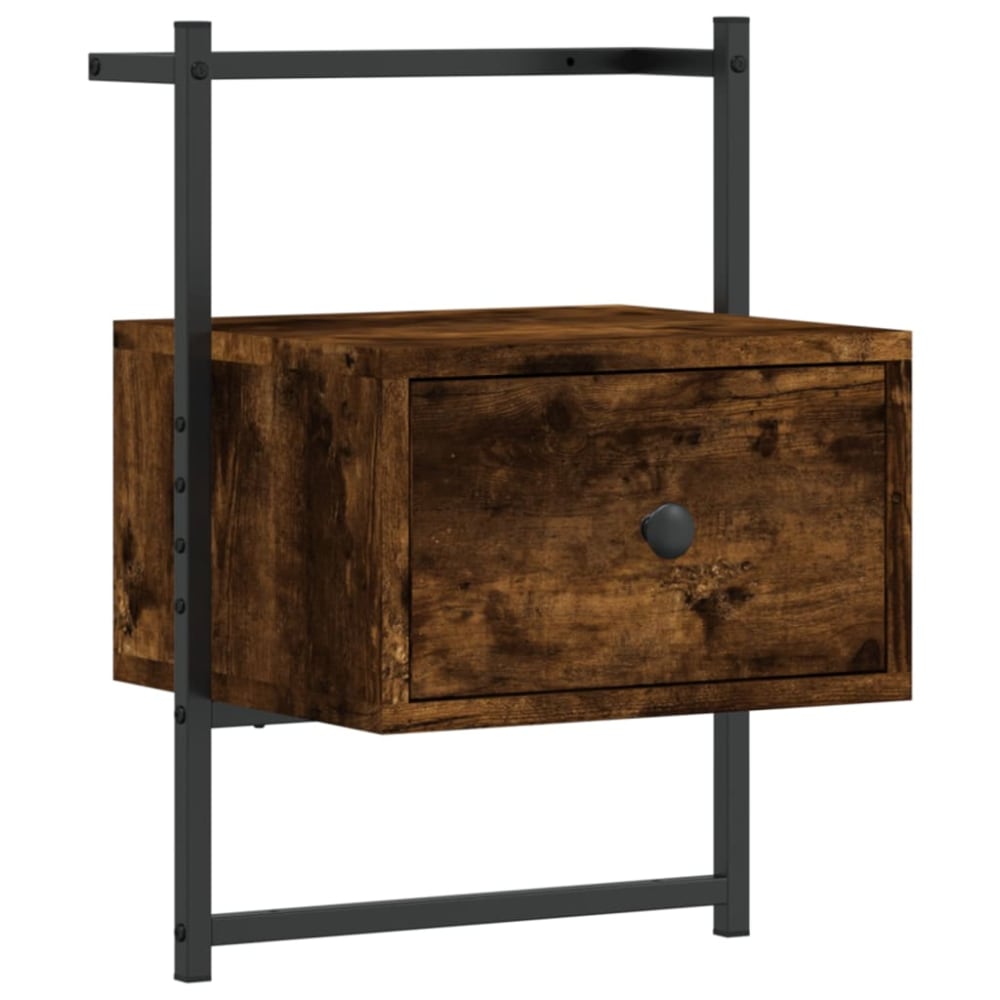 Table de nuit bois brun 35  X  30  X  51   cm