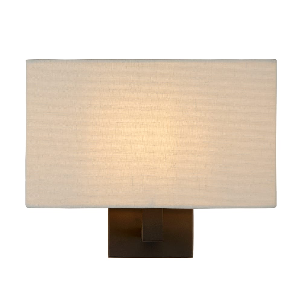 Lampe murale industriellement en noir et blanc H24cm en métal