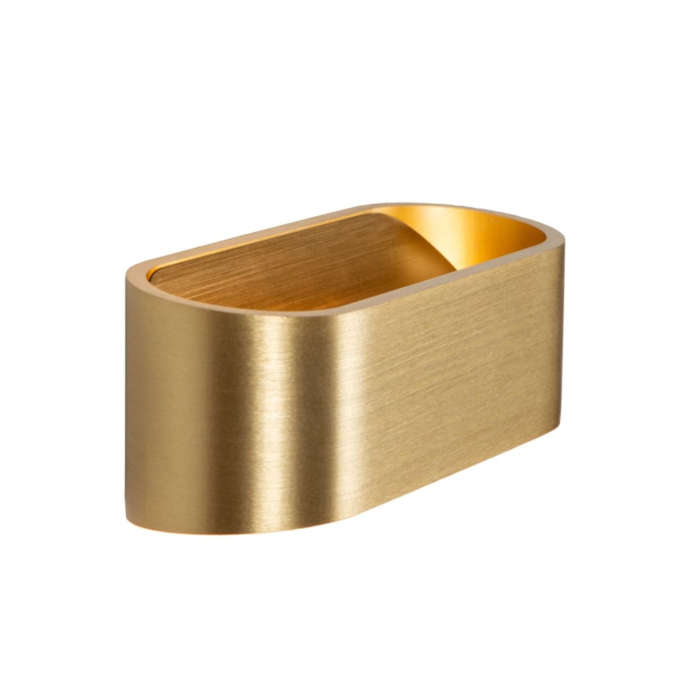 Rechteckige Wandleuchte aus Metall, 16x7, Gold Bronze - Maisons