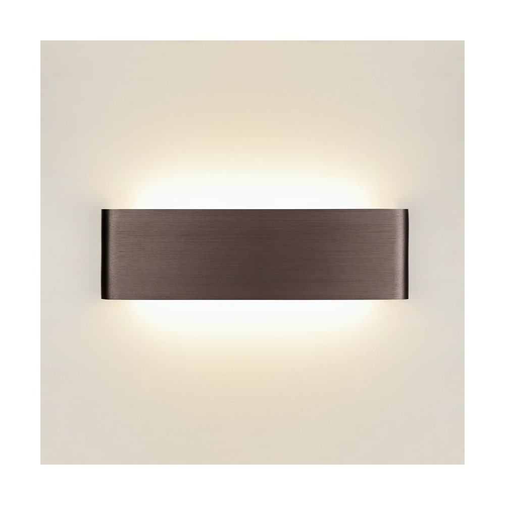 Atmooz Wandleuchte aus Metall, braun, rechteckig - Metall