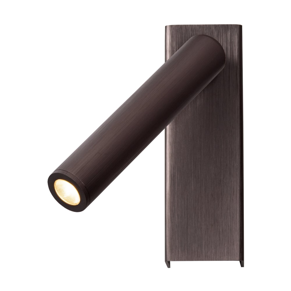 Applique ronde, led, métal, 5 x 8 x 16 cm, bronze - Maisons du Monde