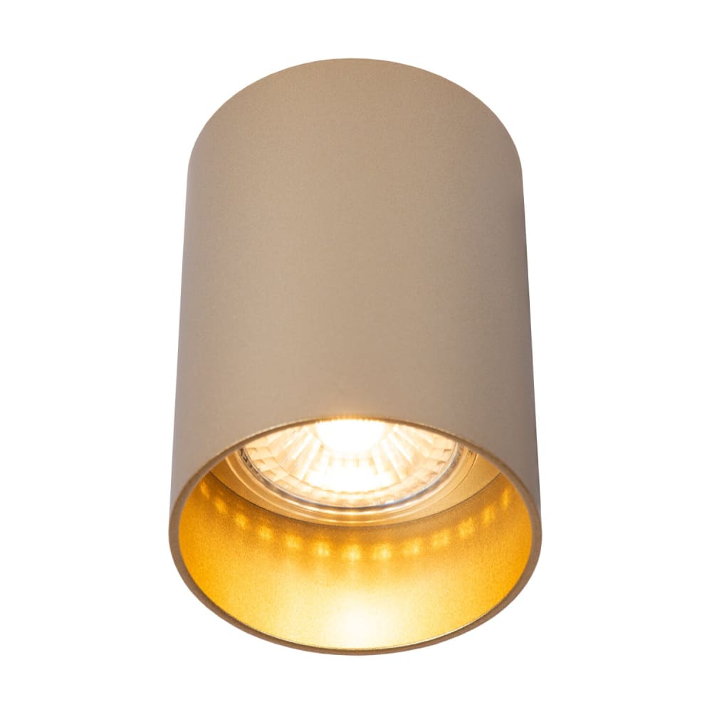 Spot de plafond, métal, doré, fixé, 10cm — vue 3
