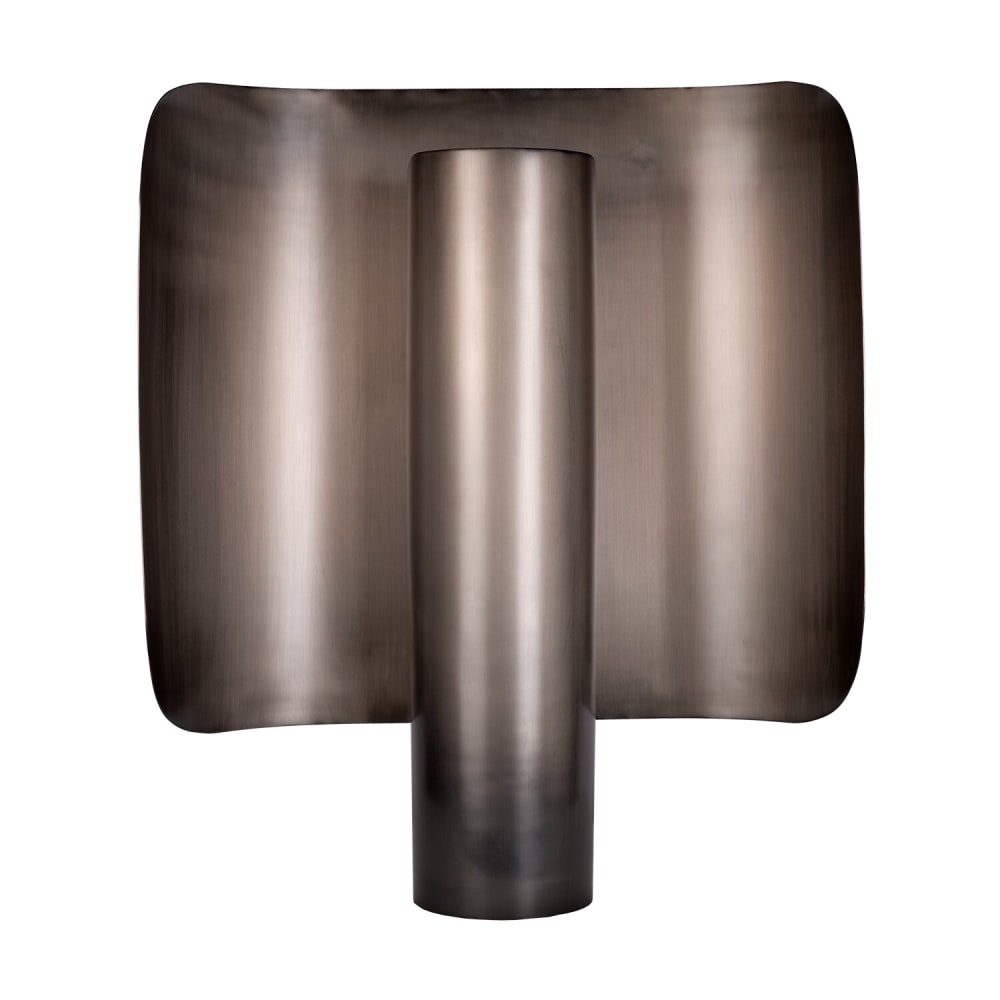 Lampe de table en métal nervuré, noir, 42 ​​x 50 x 13 cm — vue 4