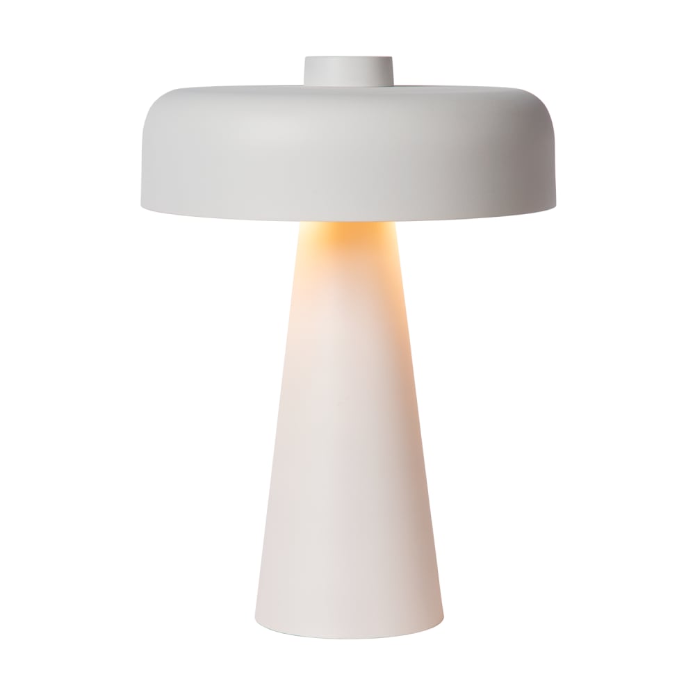 Lampe de table, Blanc, Champignon