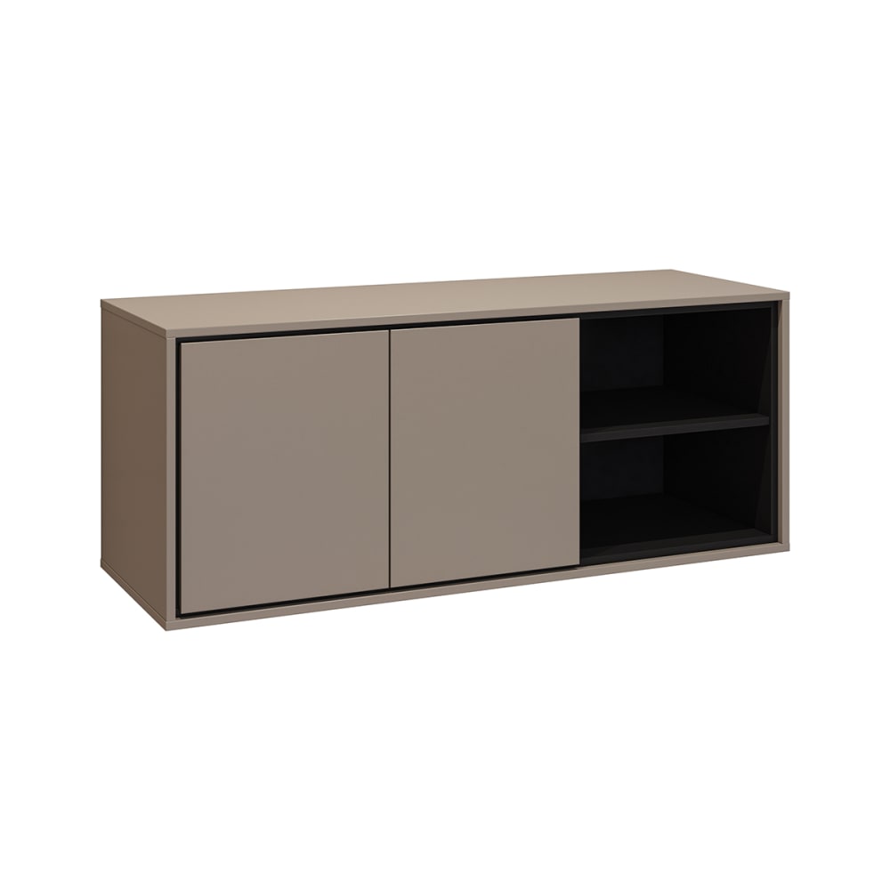 meuble sous-vasque stratifiés - taupe