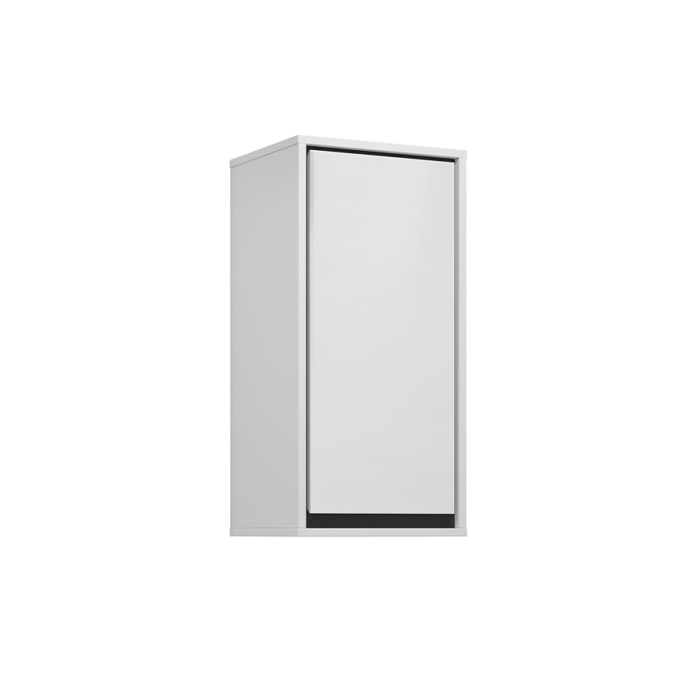 Armoire murale 1 porte stratifiés blanc